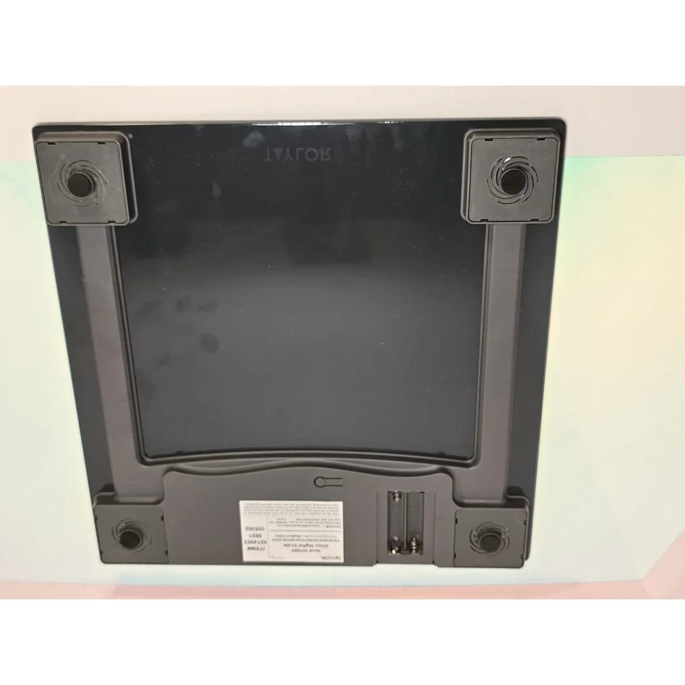 Taylor‎ Glass Digital Bathroom Scale 400 lb Capacity Black Model 5274503 New